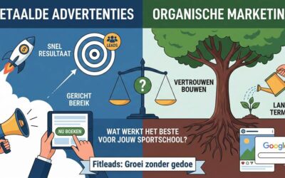 Betaalde advertenties vs. organische marketing: wat werkt het beste voor jouw sportschool?